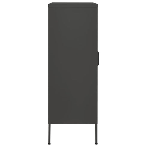 Lady Jillian -  Storage Cabinet Anthracite 80x35x101,5 cm Steel - Model 4